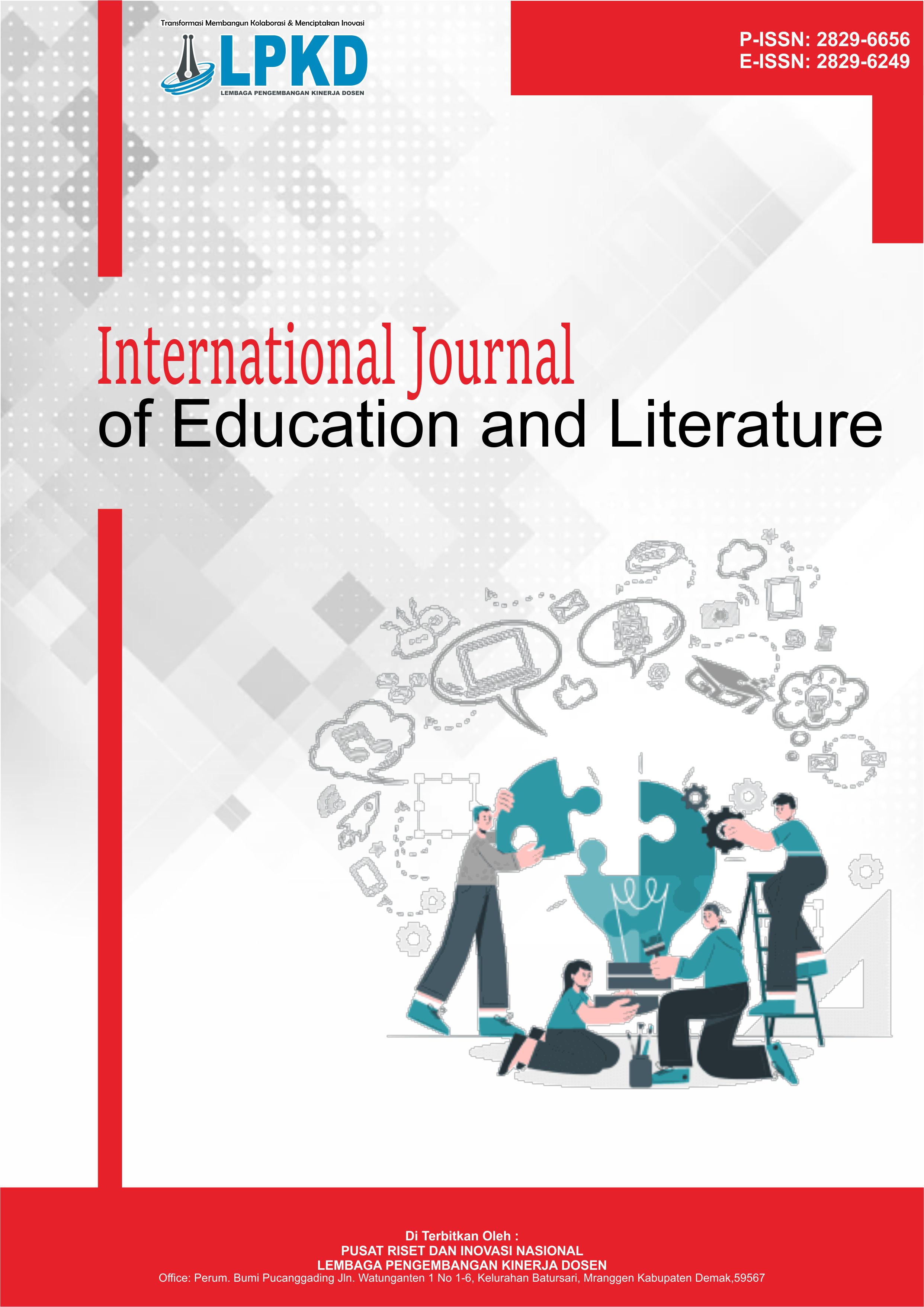 					View Vol. 1 No. 1 (2022): April : International Journal of Education and Literature
				